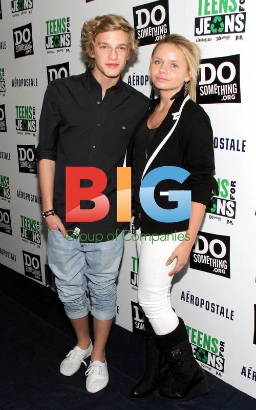 Cody and Alli Simpson at Teens for Jeans event