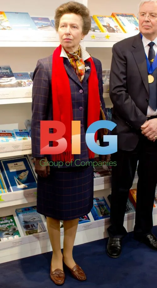 Princess Anne at London Boat Show