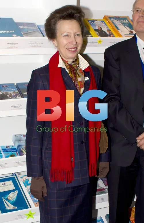 Princess Anne at London Boat Show