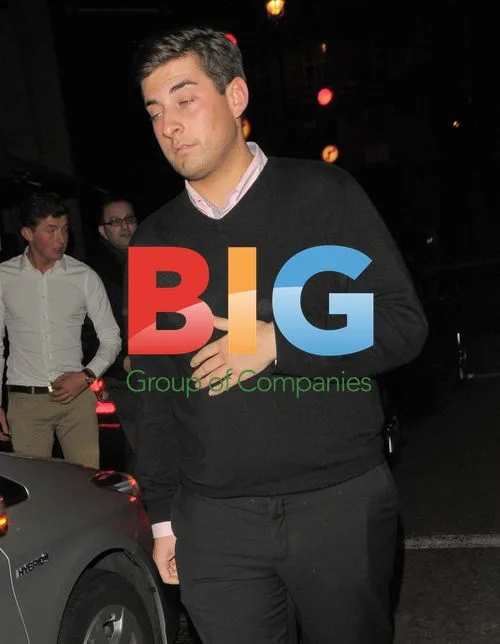 Joey Essex and James Argent Leaving Aura Nightclub