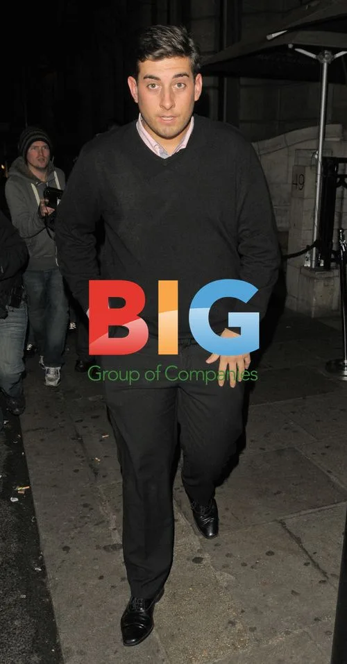 Joey Essex and James Argent Leaving Aura Nightclub