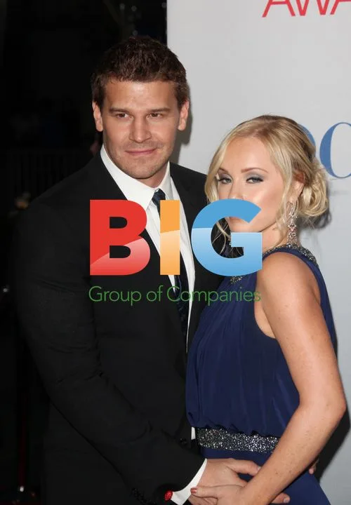 David Boreanaz and Jaime Bergman at 2012 People's Choice Awards