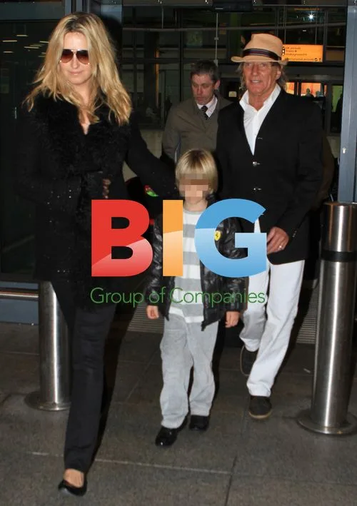 Rod Stewart and Family Return to London