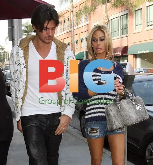 Shauna Sands with Boyfriend in LA