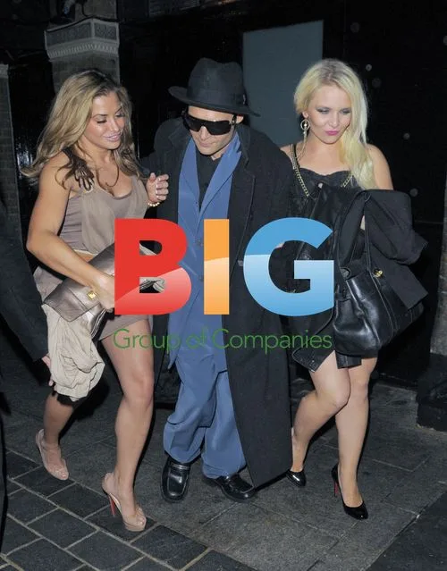 Corey Feldman with Louise Glover in London