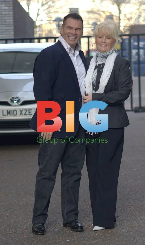 Winner Paddy Doherty and Sally Bercow of Celebrity Big Brother 2011