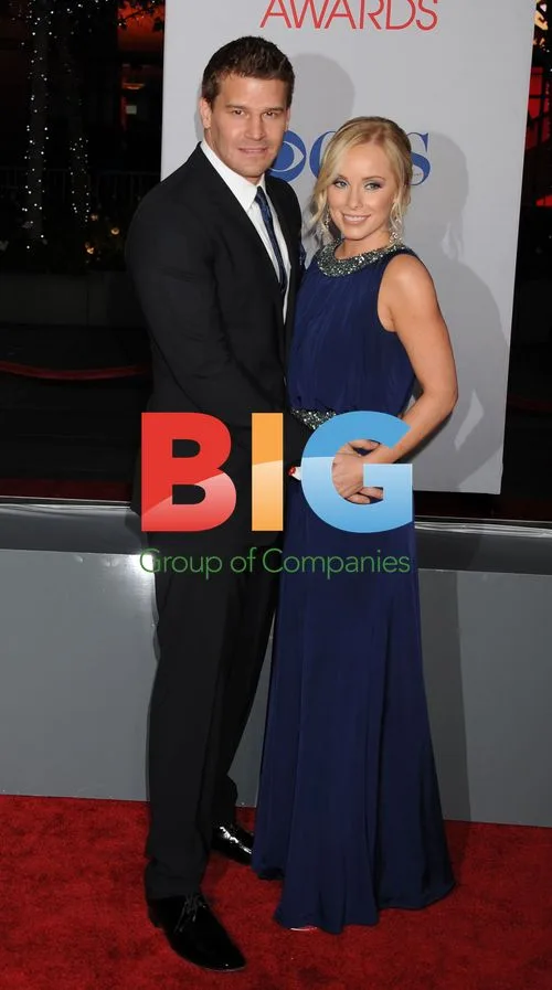 David Boreanaz and Jaime Bergman at People's Choice Awards 2012