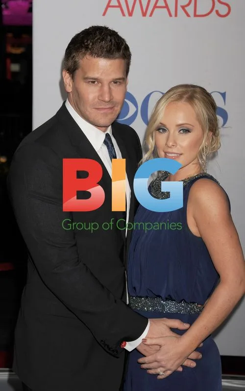 David Boreanaz and Jaime Bergman at People's Choice Awards 2012