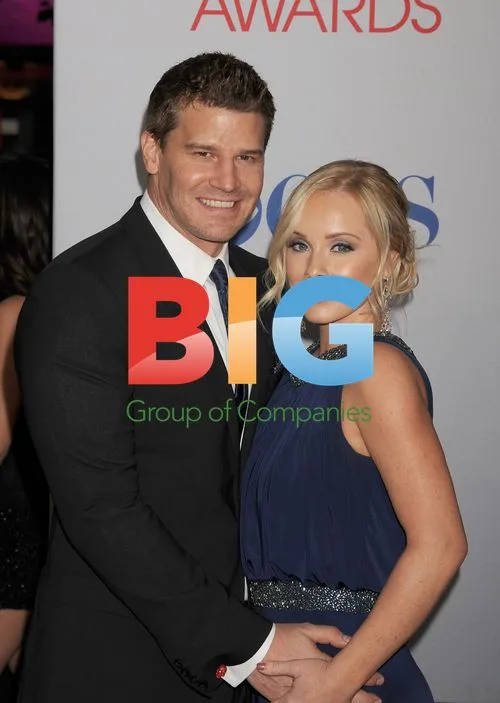David Boreanaz and Jaime Bergman at People's Choice Awards 2012