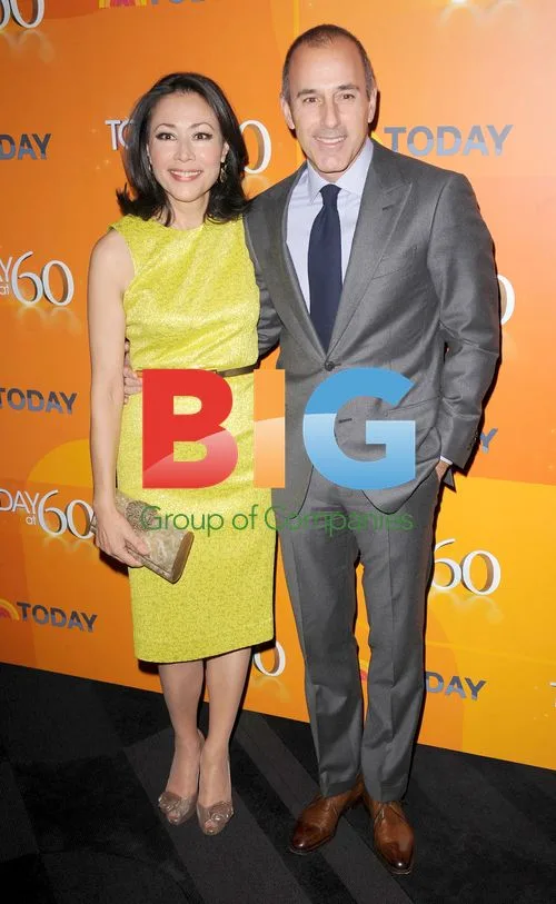 Ann Curry and Matt Lauer at 'TODAY' Show 60th Anniversary