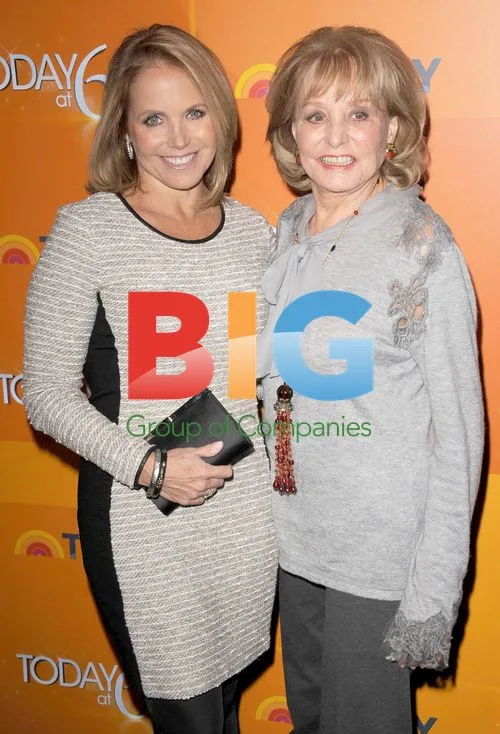 Barbara Walters and Katie Couric at TODAY Show 60th Anniversary