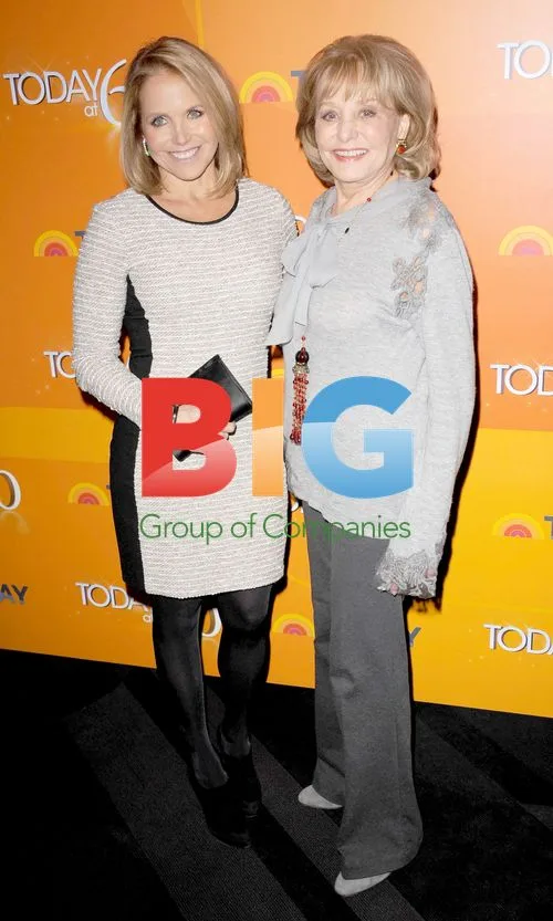 Barbara Walters and Katie Couric at 'TODAY' Show 60th