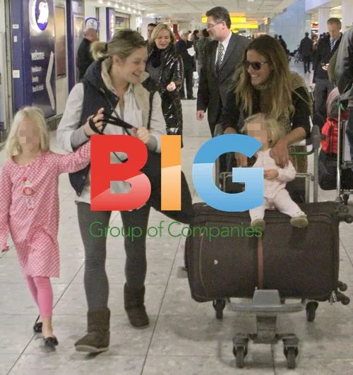 Caroline Flack Arrives from India