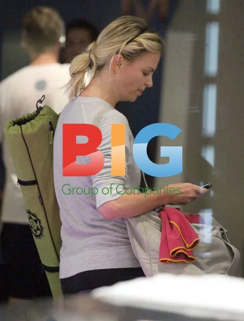 Charlize Theron at Crunch Gym