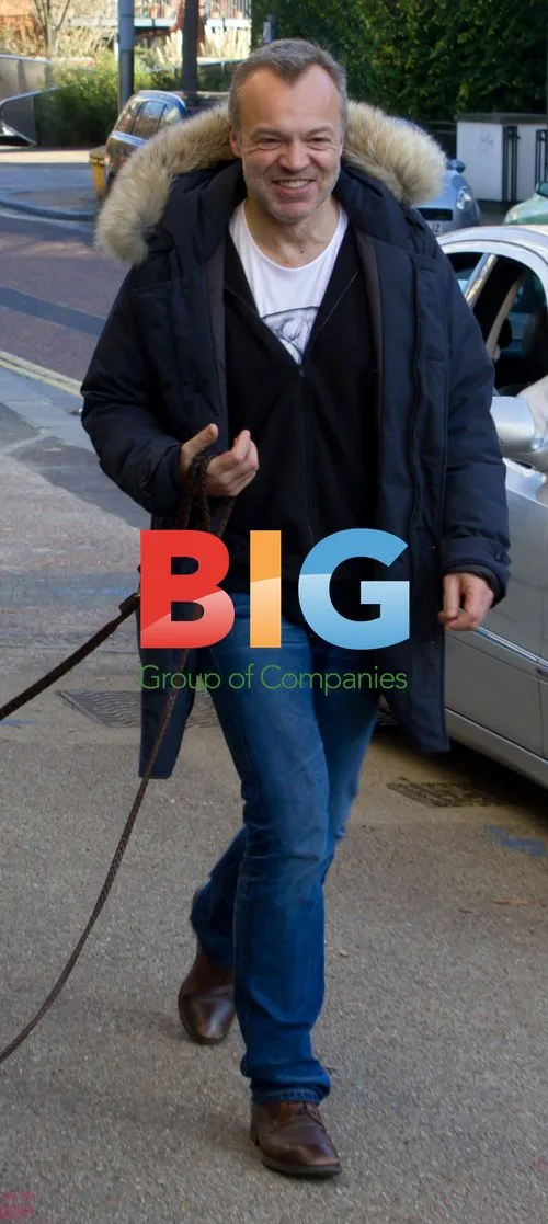 Graham Norton Walks Dogs in London