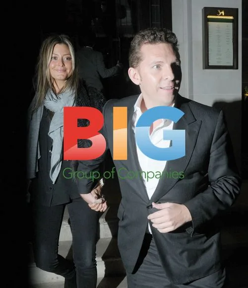 Holly Valance and Nick Candy Leaving Restaurant