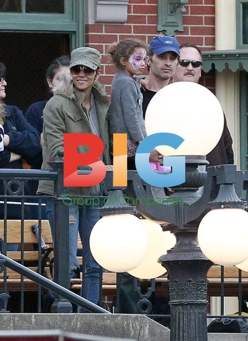 Halle Berry & Family at Disneyland