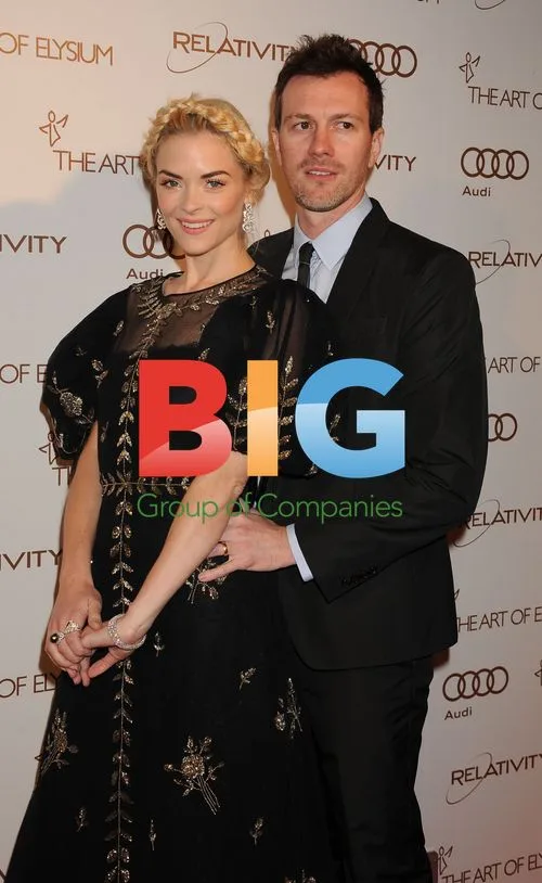 Jaime King and Kyle Newman at Art of Elysium Gala