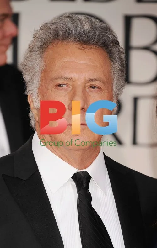 Dustin Hoffman and Lisa Gottsegen at Golden Globes