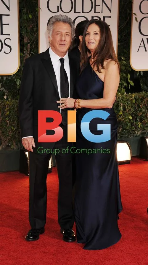 Dustin Hoffman and Lisa Gottsegen at 69th Golden Globes