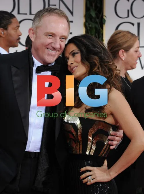 Salma Hayek and Francois-Henri Pinault at 69th Golden Globes