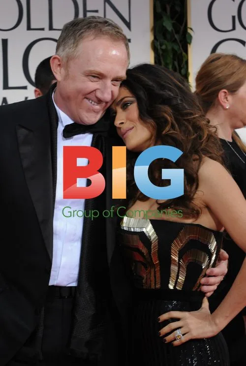 Salma Hayek and Francois-Henri Pinault at Golden Globes