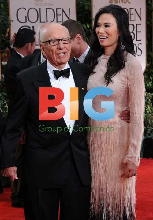 Rupert Murdoch at Golden Globe Awards