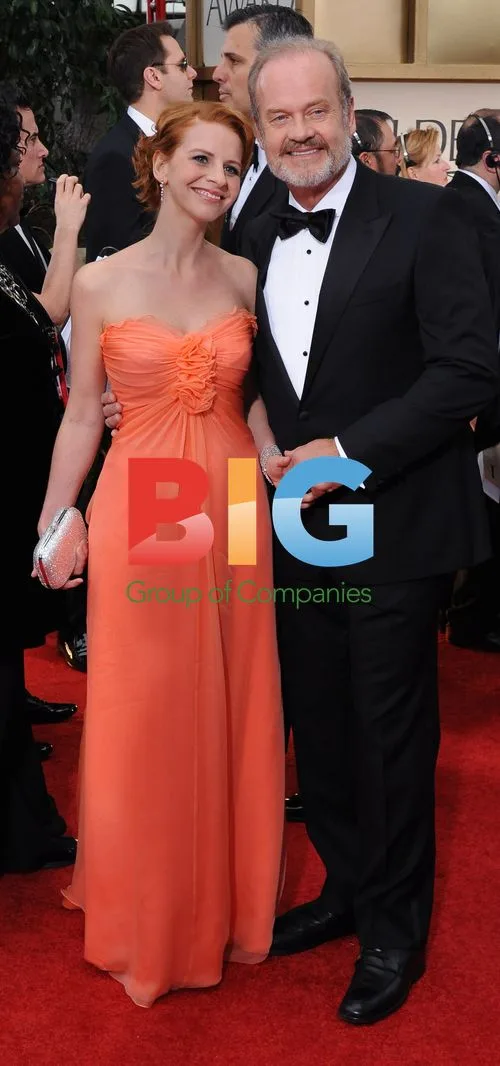 Kelsey Grammer and Kayte Walsh at Golden Globes