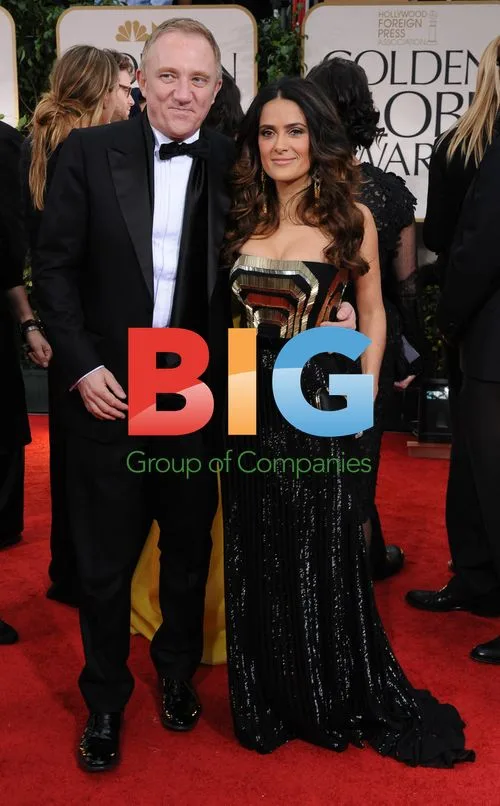 Salma Hayek and Francois-Henri Pinault at 69th Golden Globes