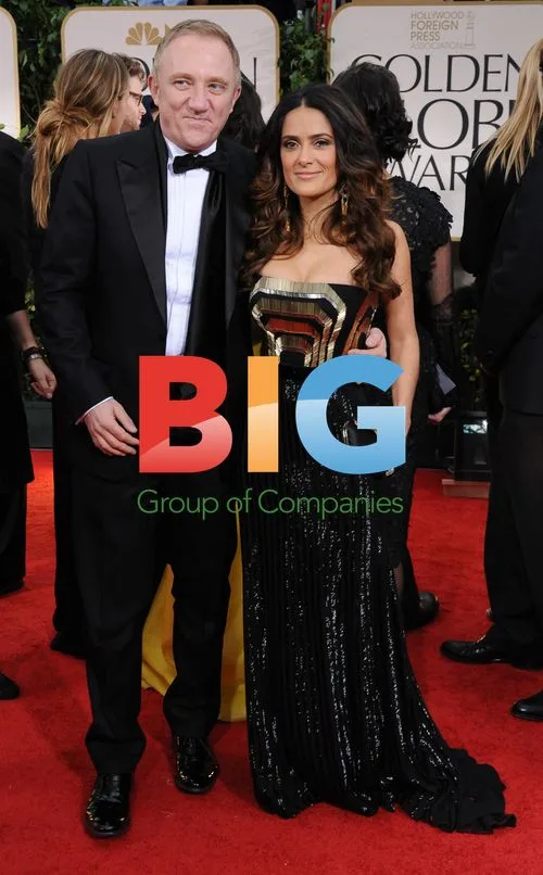 Salma Hayek & Francois-Henri Pinault at 69th Golden Globes
