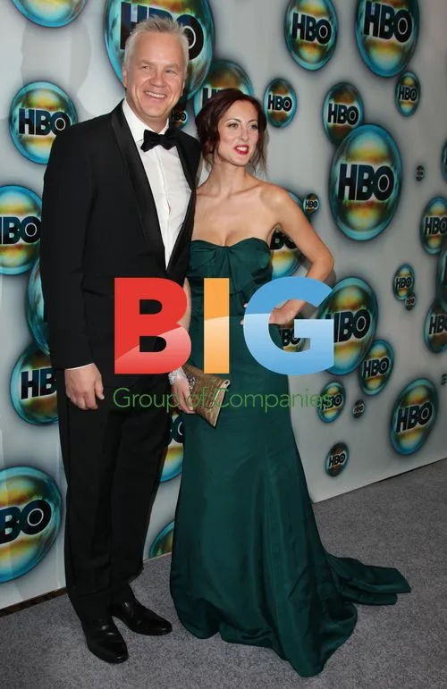 Tim Robbins and Eva Amurri at Golden Globes Party