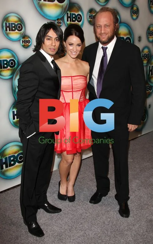 Vik Sahay, Mekenna Melvin and Scott Krinsky at 2012 Golden Globes Party
