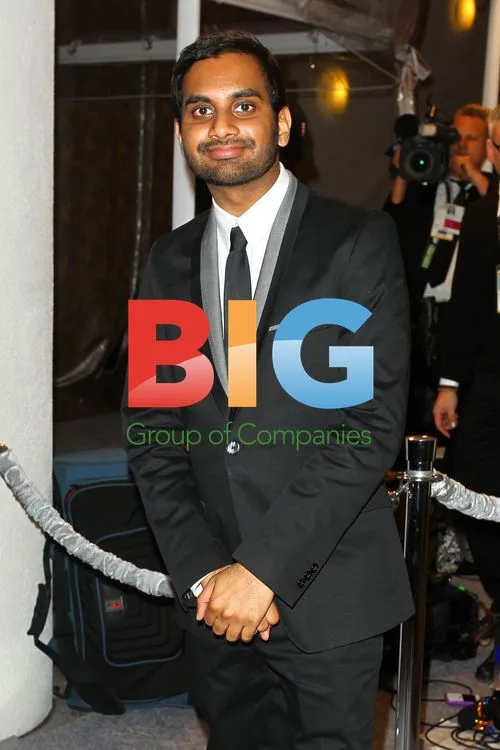Aziz Ansari at Golden Globes After Party
