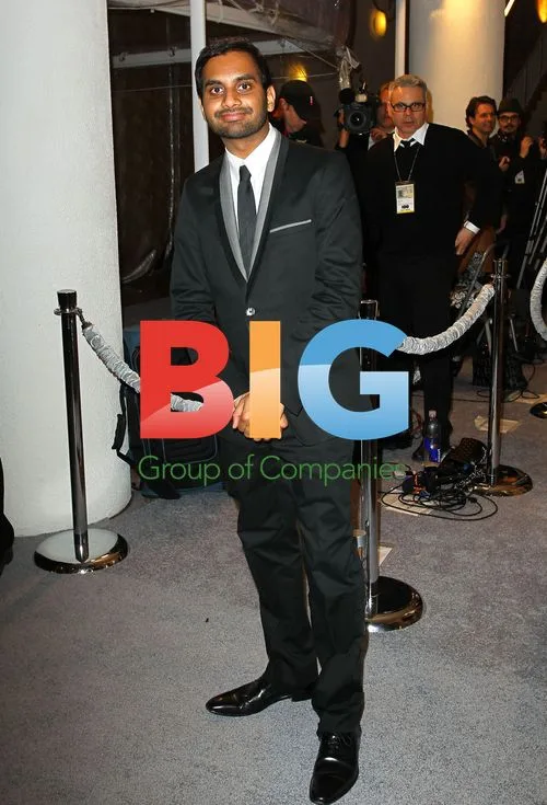 Aziz Ansari at Golden Globes After Party