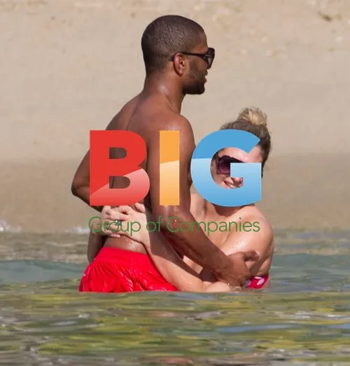 JB Gill and Chloe Tangney in Caribbean