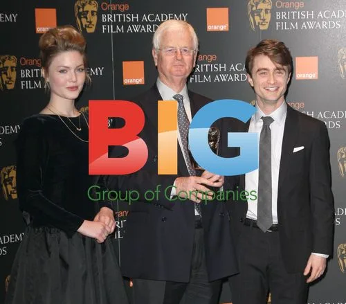 Holliday Grainger, Daniel Radcliffe, Tim Corrie at BAFTA Nominations 2012