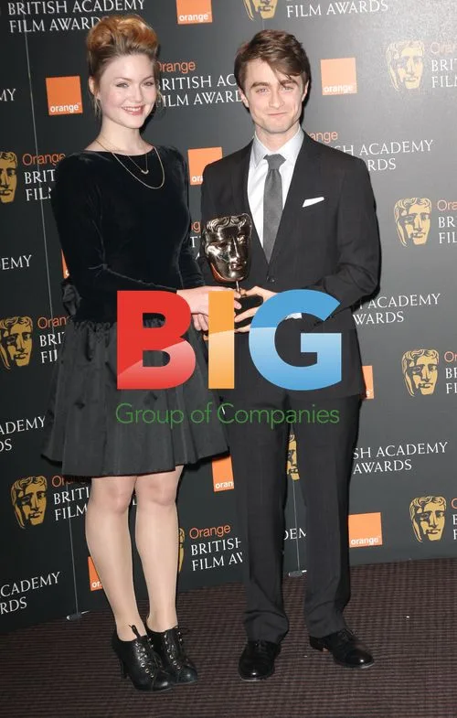 Holliday Grainger, Daniel Radcliffe at BAFTA Awards 2012