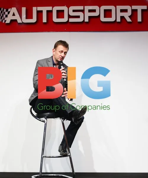 Allan McNish at Autosport International