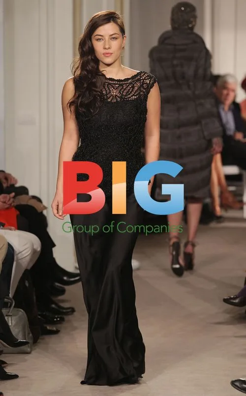 Mylene Jampanoi at Alberta Ferretti Show