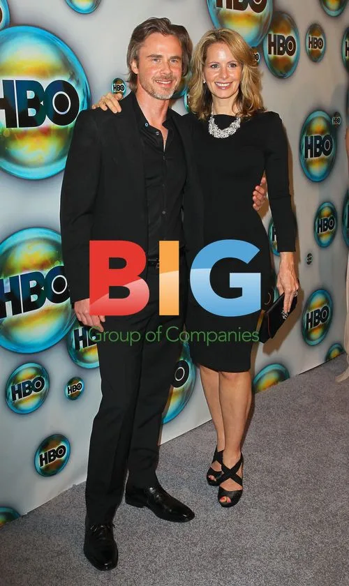 Sam Trammell and Missy Yager at HBO Golden Globes Party