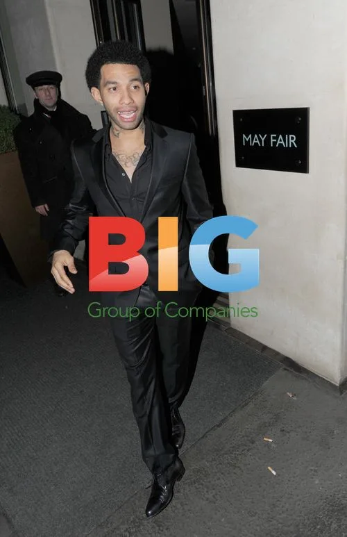 Footballers Ashley Cole and Jermaine Pennant on a Night Out
