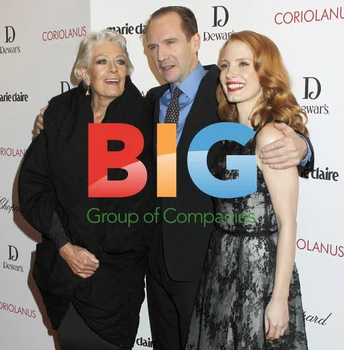 Vanessa Redgrave, Ralph Fiennes, Jessica Chastain at "Coriolanus" Premiere