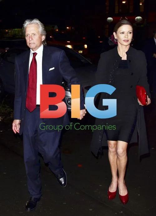 Michael Douglas and Catherine Zeta Jones Dinner Date