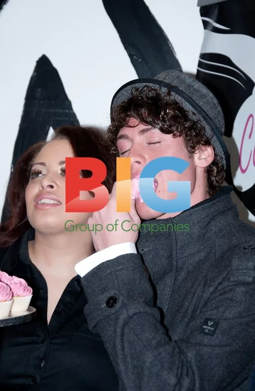 James Michael and Jaiden Michael at Cupcake Store Launch