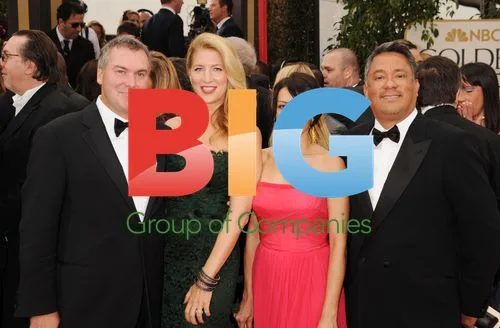 Chris Miller, Laura Gorenstein Miller at Golden Globes