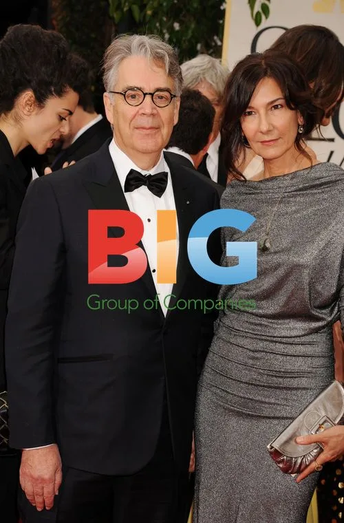 Howard Shore and wife Elizabeth Cotnoir at Golden Globes