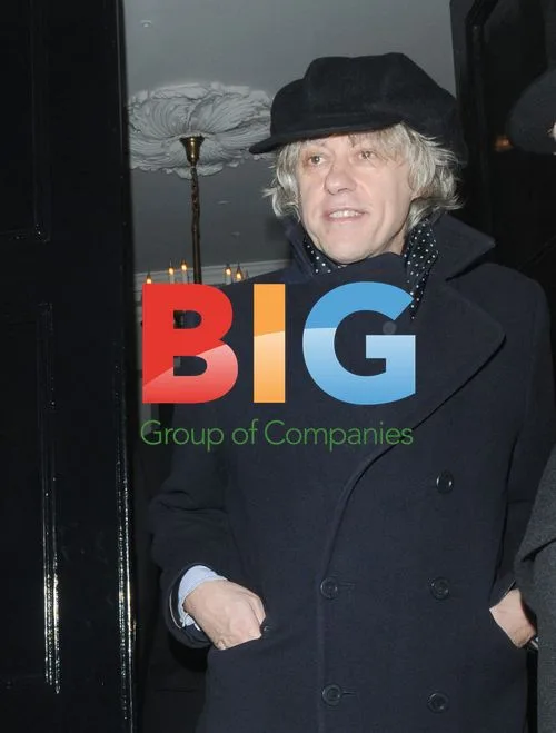 Sir Bob Geldof Leaving The Arts Club