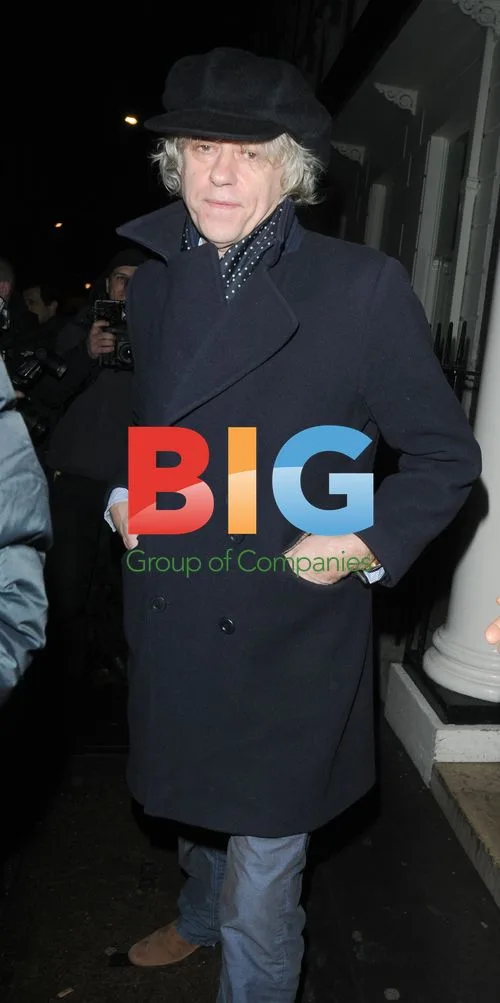 Sir Bob Geldof Leaving The Arts Club