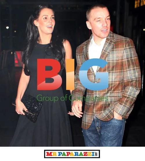 Danielle Lloyd and Jamie O'Hara at The Roof Top
