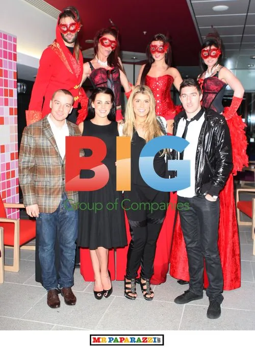 Danielle Lloyd and Jamie O'Hara at The Roof Top